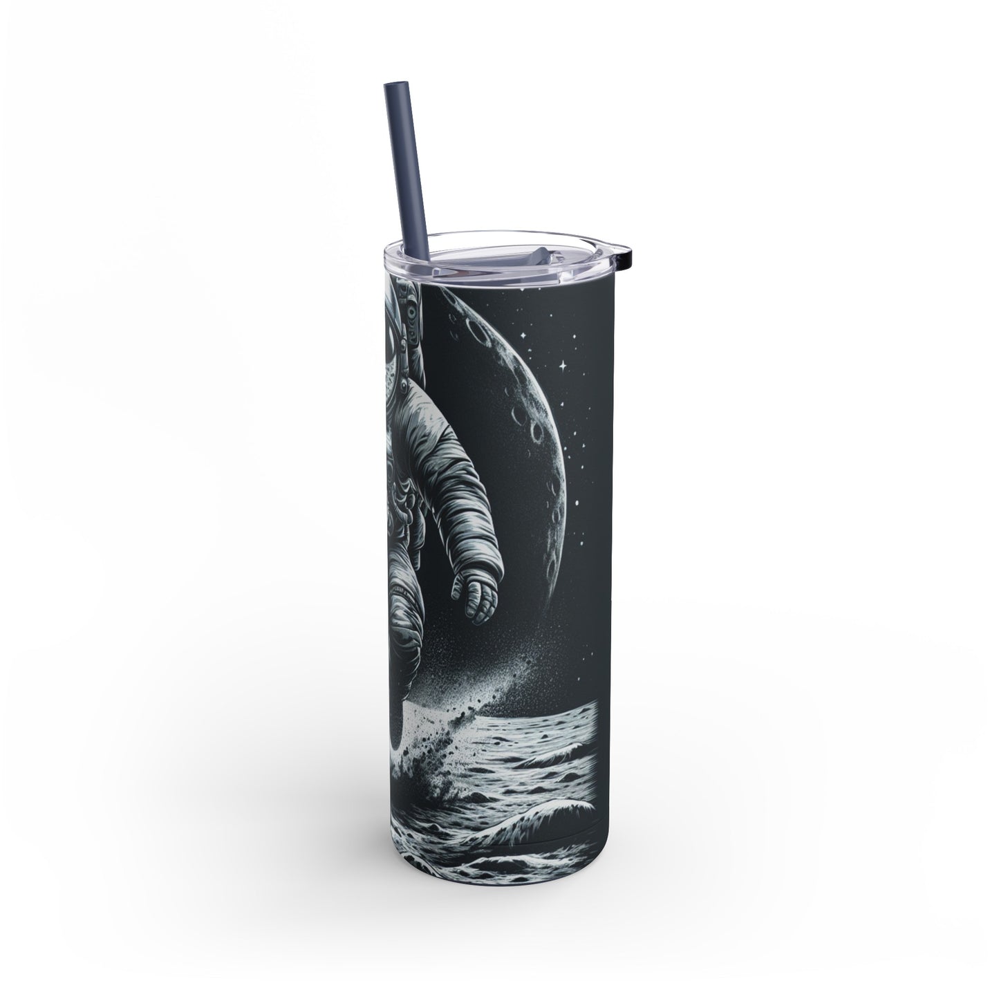 Lunar Explorer Matte Skinny Tumbler