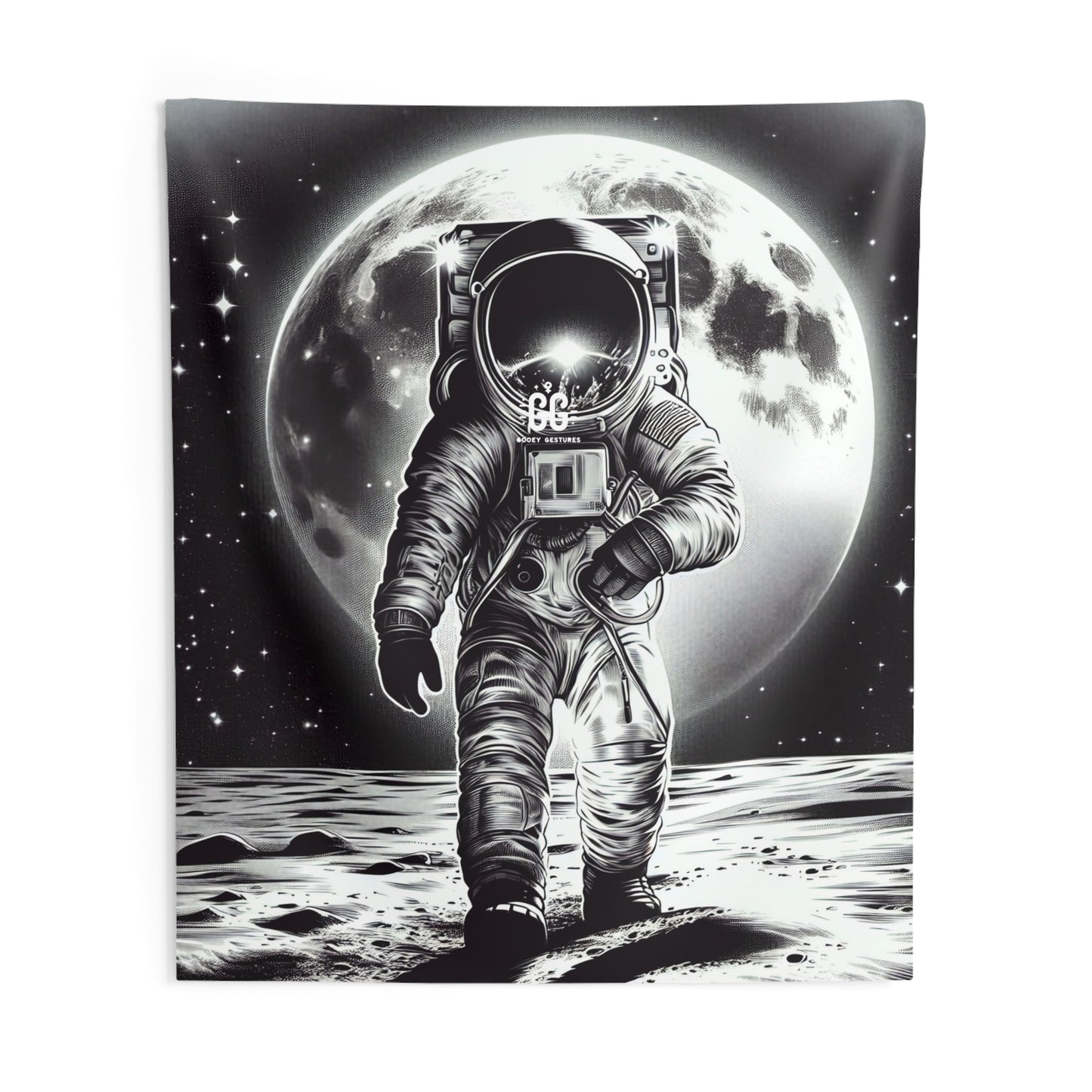 Lunar Explorer Wall Tapestry