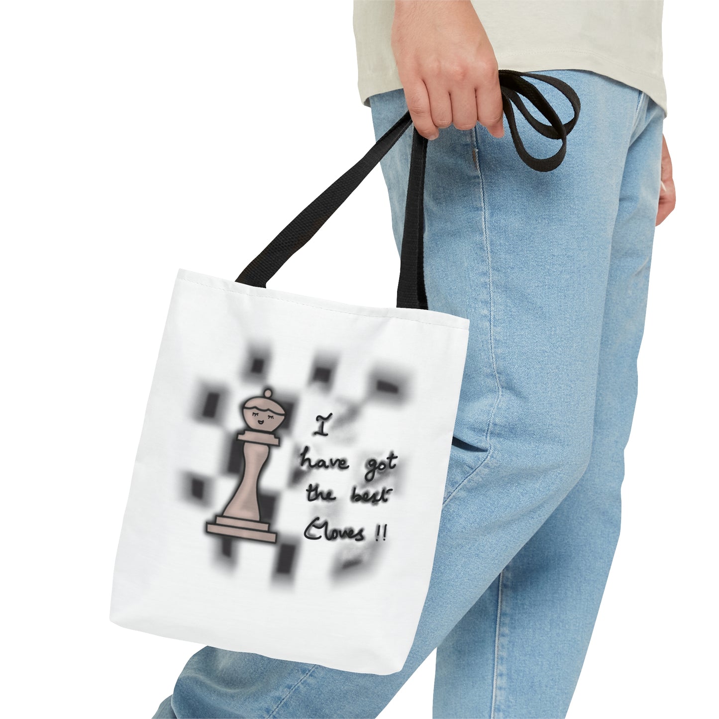 Chess Glove Tote Bag