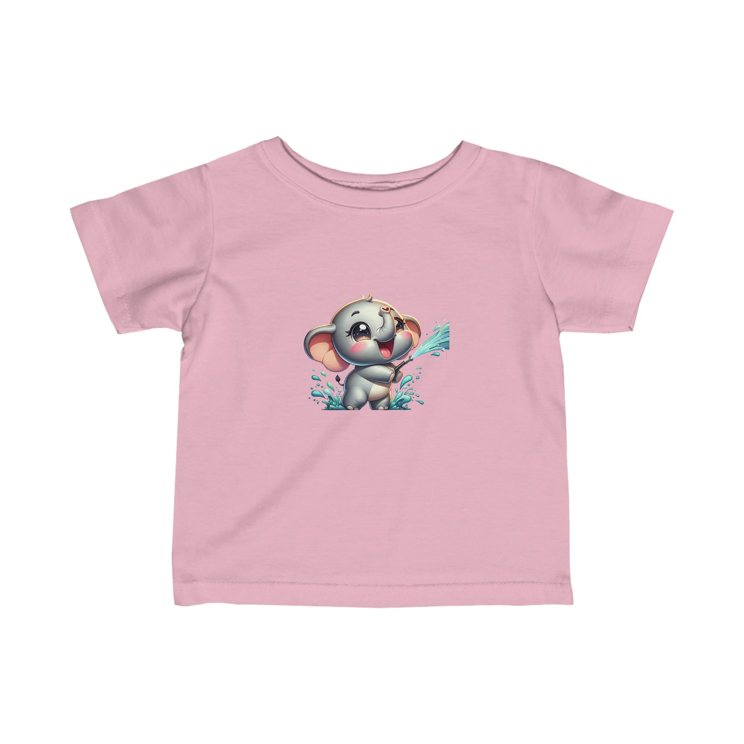 Rainbow Elephant Splash Tee