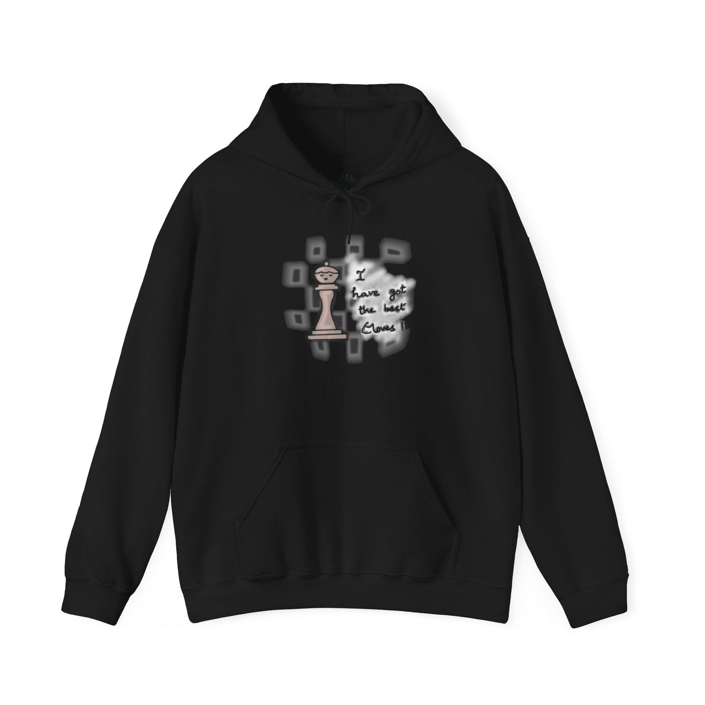 Chess Glove Humor Hoodie