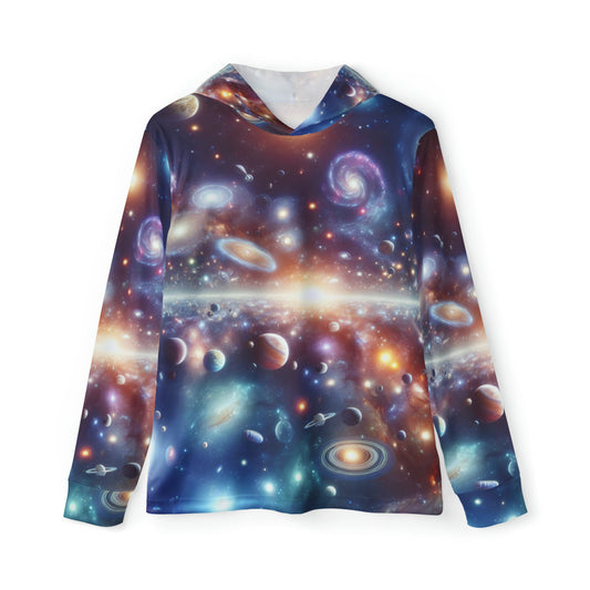 Cosmic Galaxy Print Athletic Hoodie
