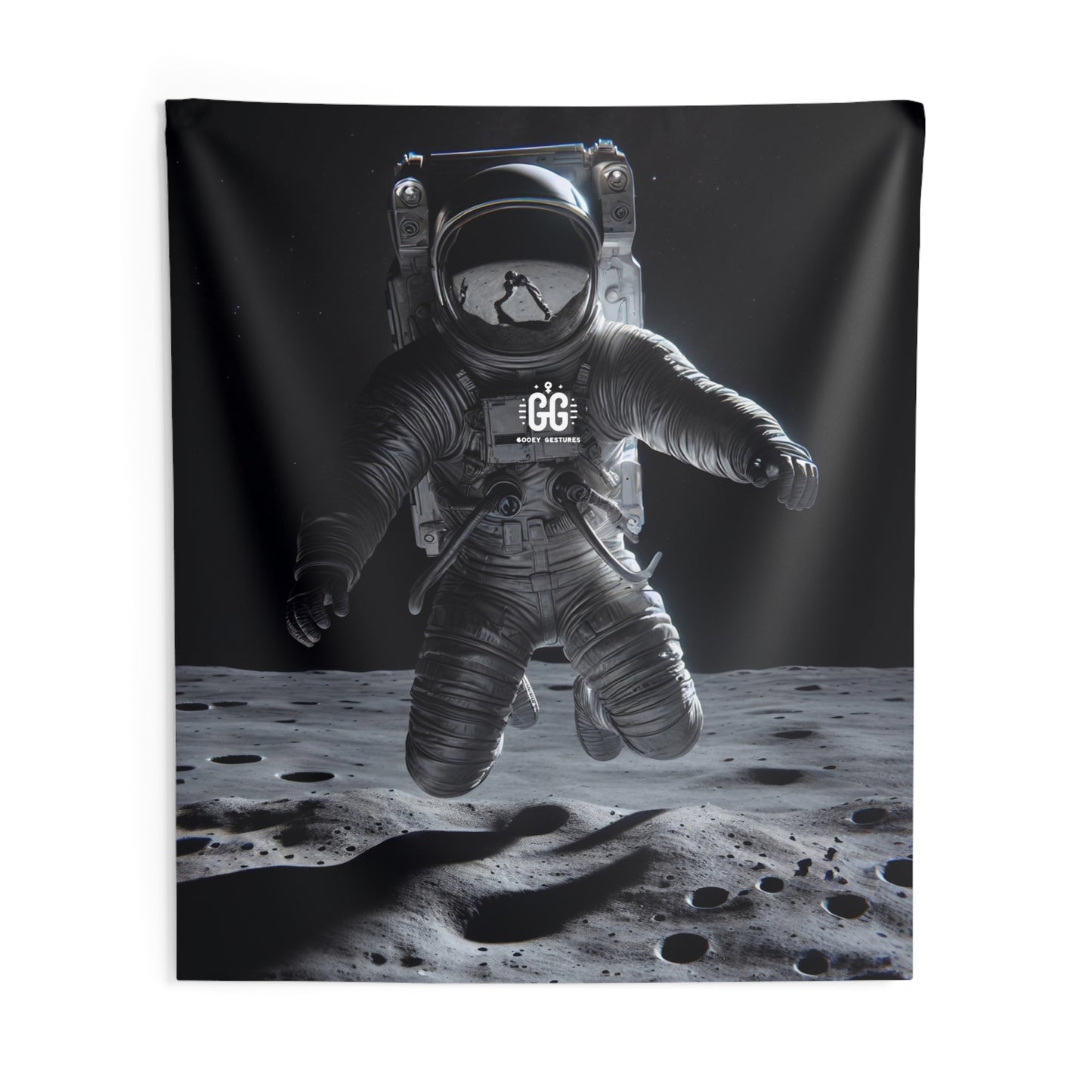 Lunar Walk Astronaut Tapestry