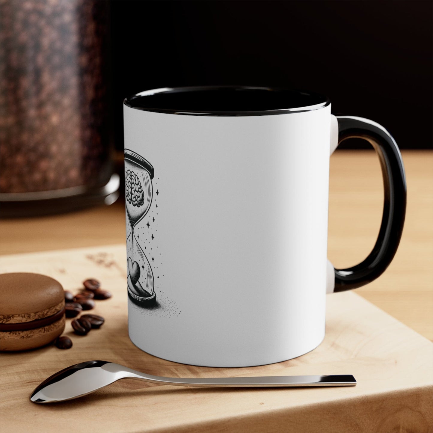 Mindful Love Hourglass Mug Mug Printify