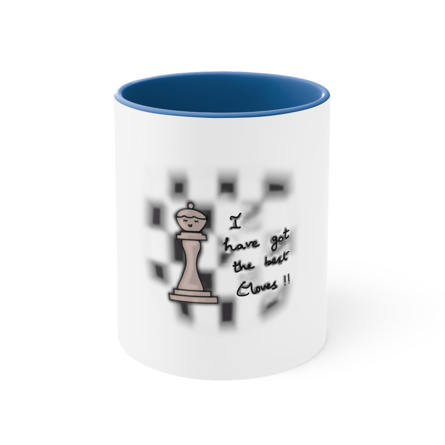 Chess Glove Humor Mug