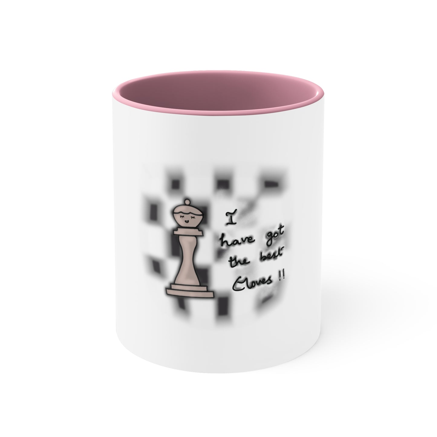 Chess Glove Humor Mug
