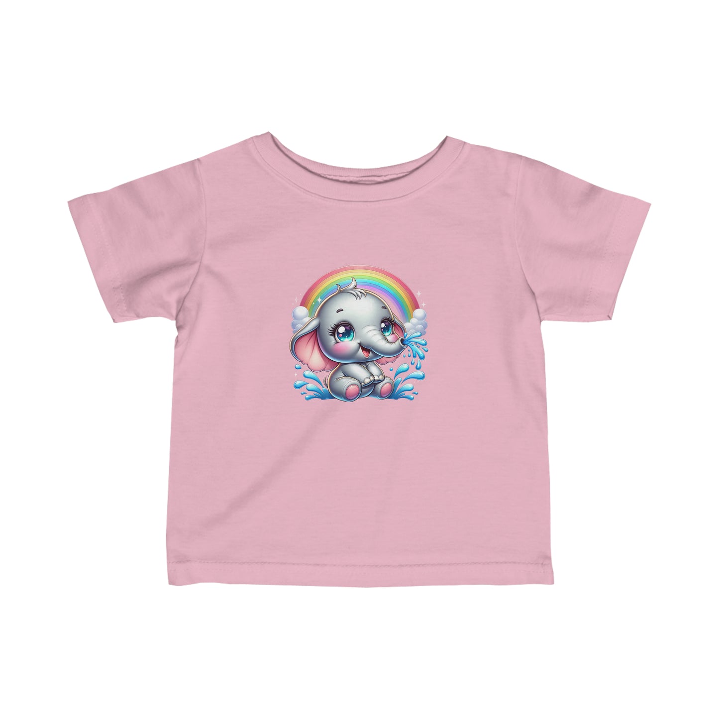 Rainbow Elephant Infant Tee