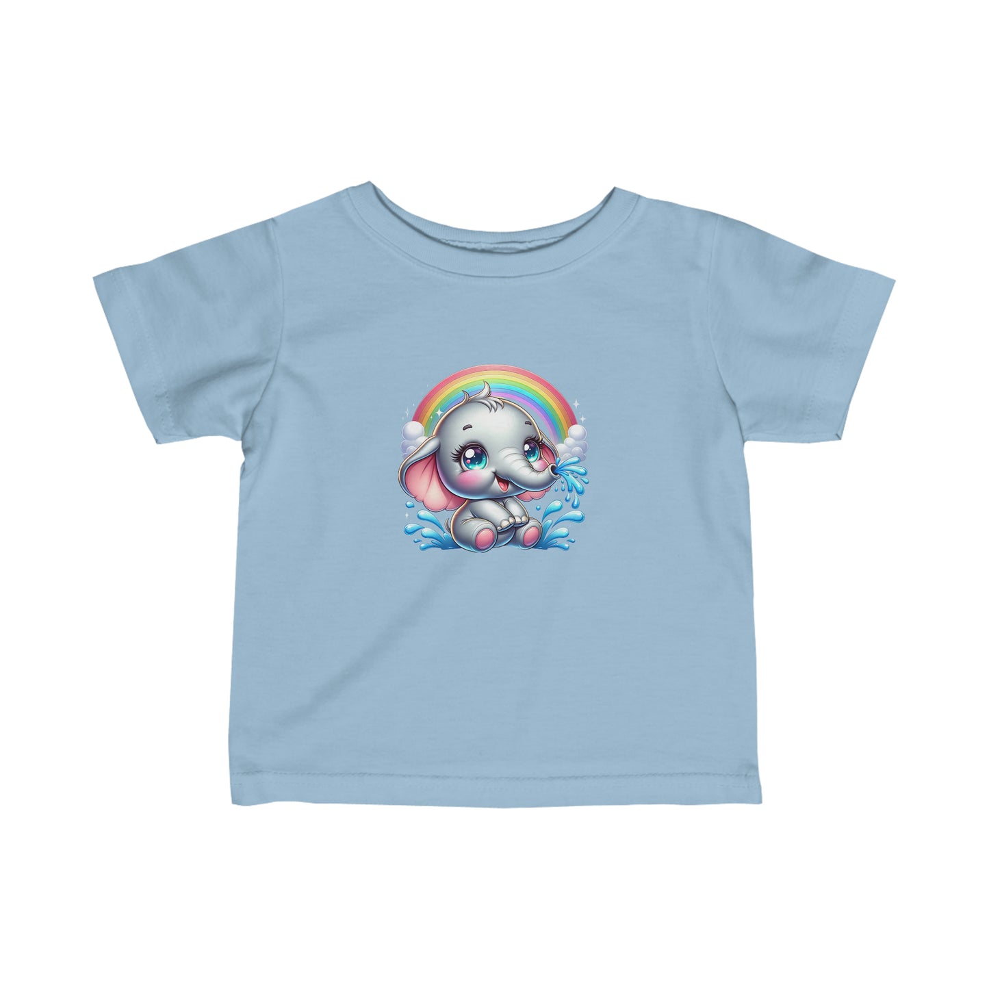 Rainbow Elephant Infant Tee