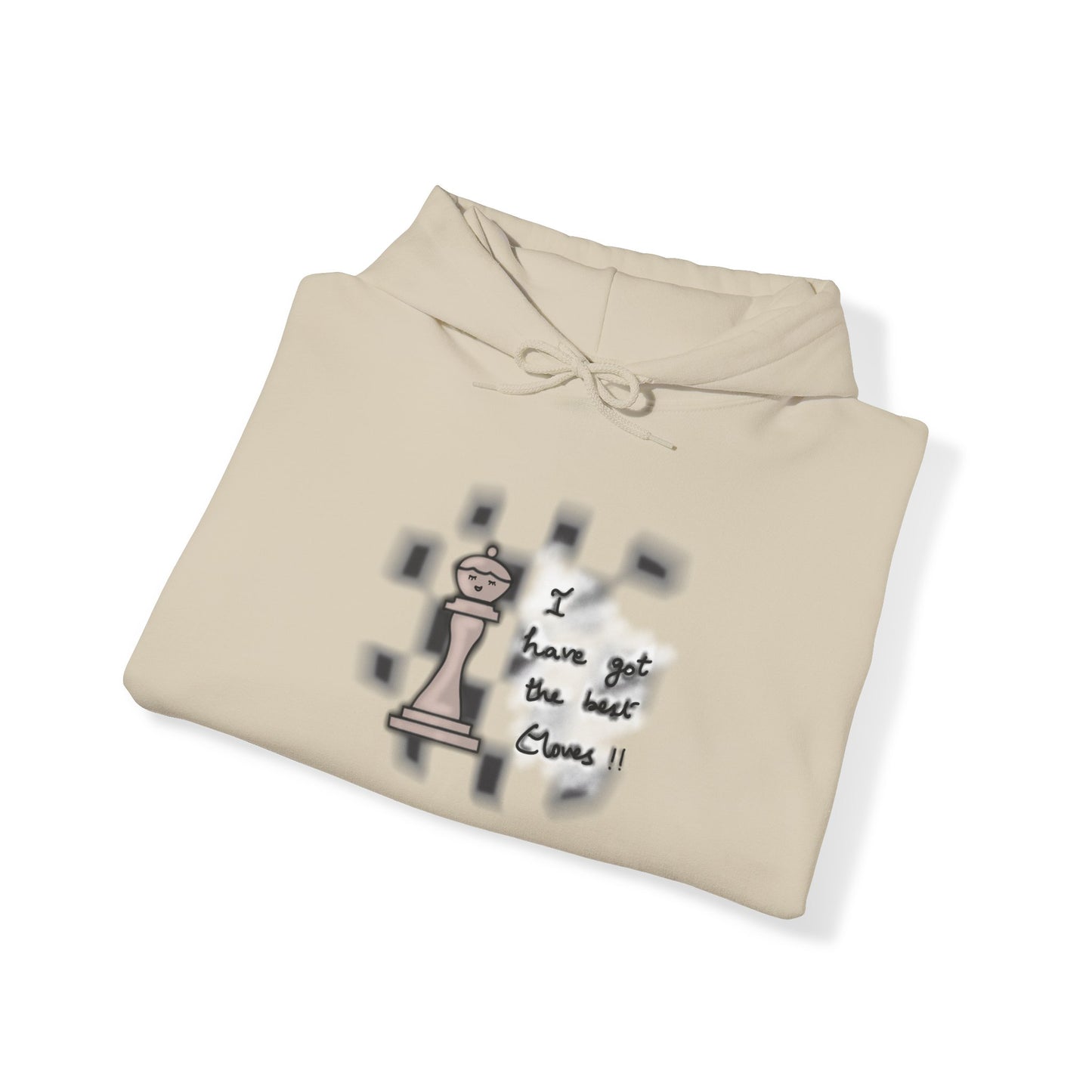 Chess Glove Humor Hoodie