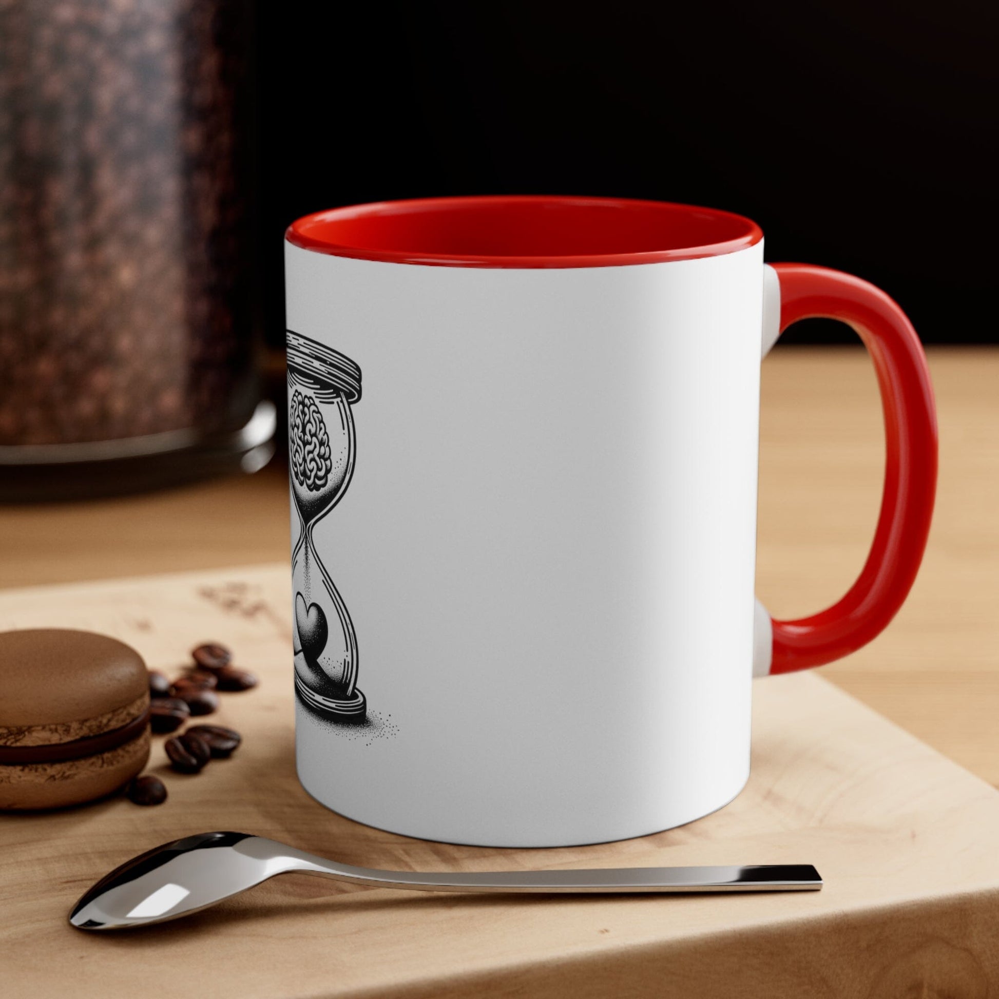 Mindful Love Hourglass Mug Mug Printify