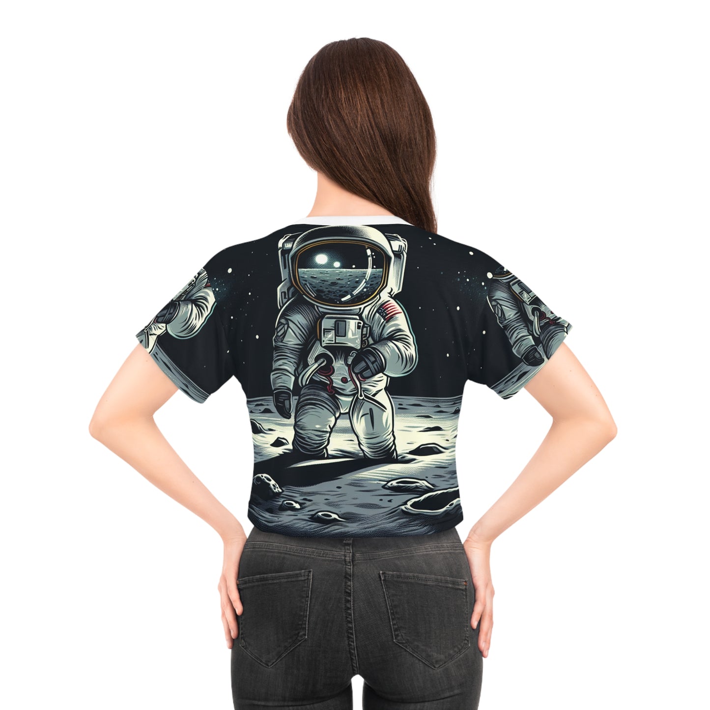 Cosmic Slam Dunk Astronaut Jersey Tee