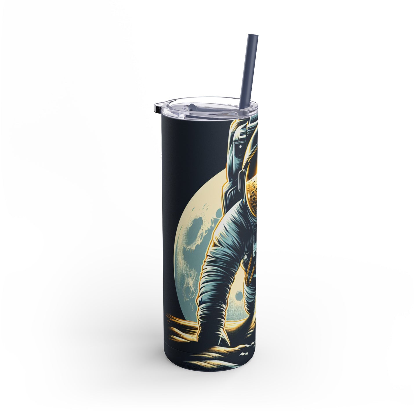 Astronaut Adventure Matte Skinny Tumbler