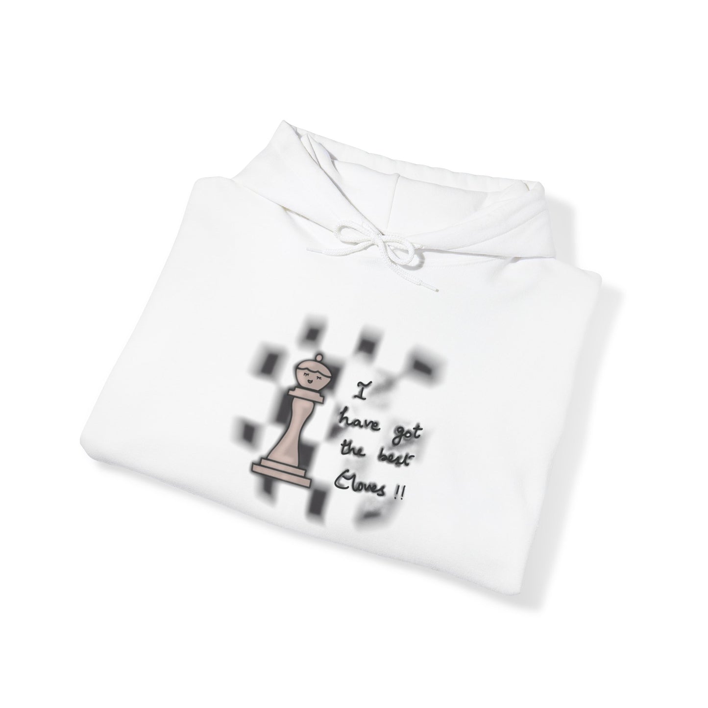 Chess Glove Humor Hoodie