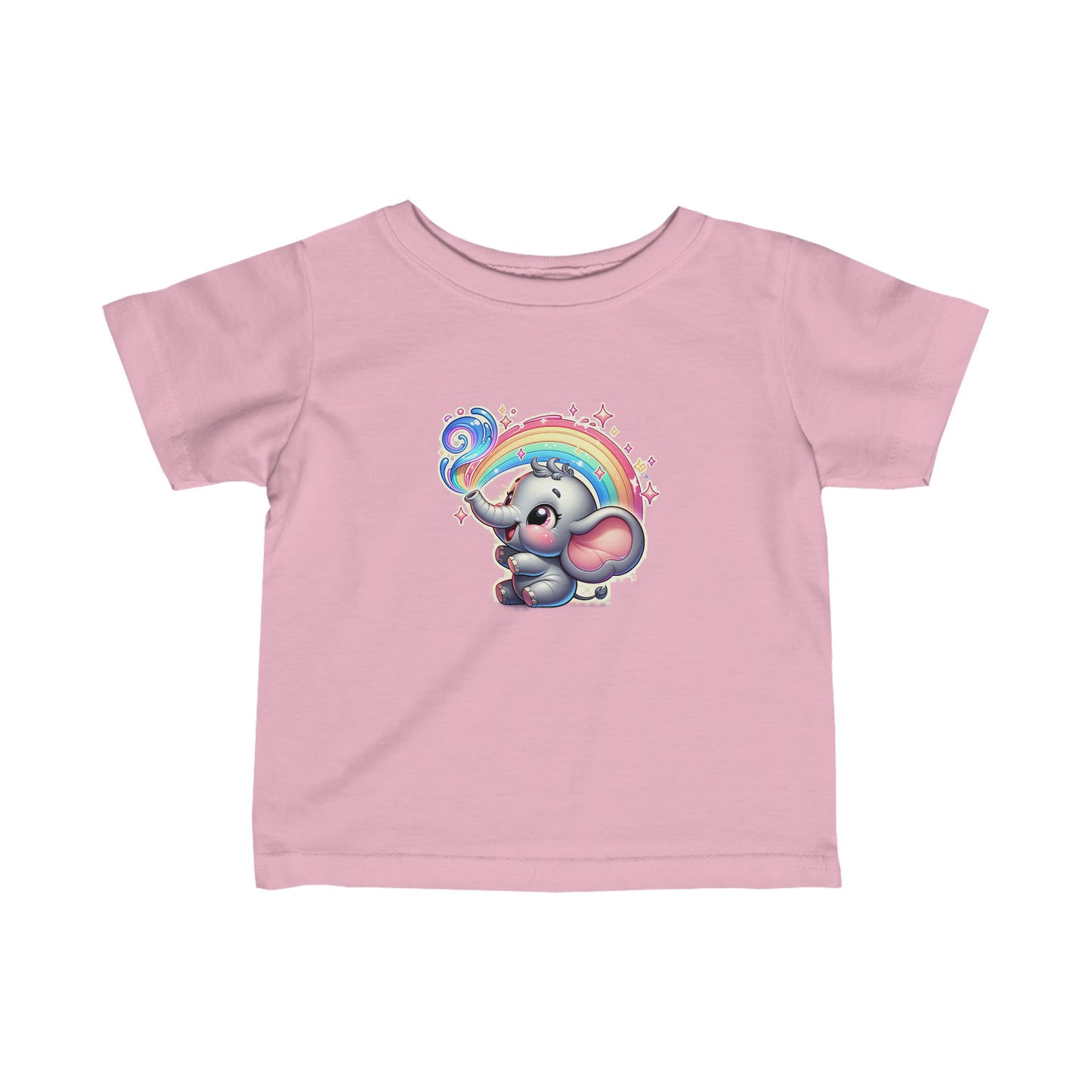 Rainbow Elephant Infant Tee