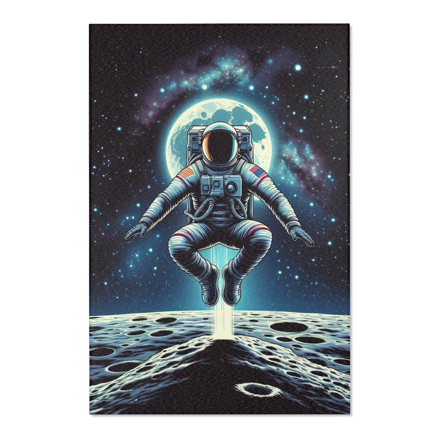 Cosmic Astronaut Area Rug