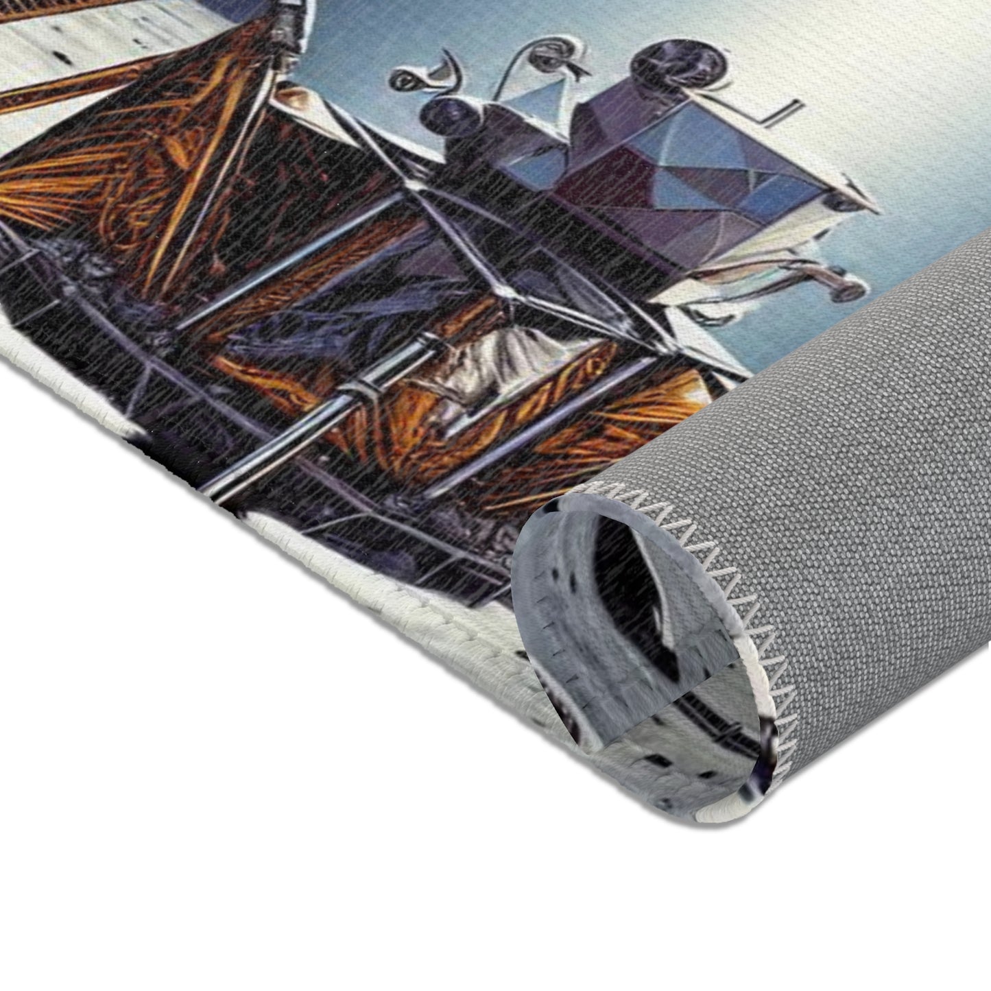 Lunar Landing Astronaut Rug