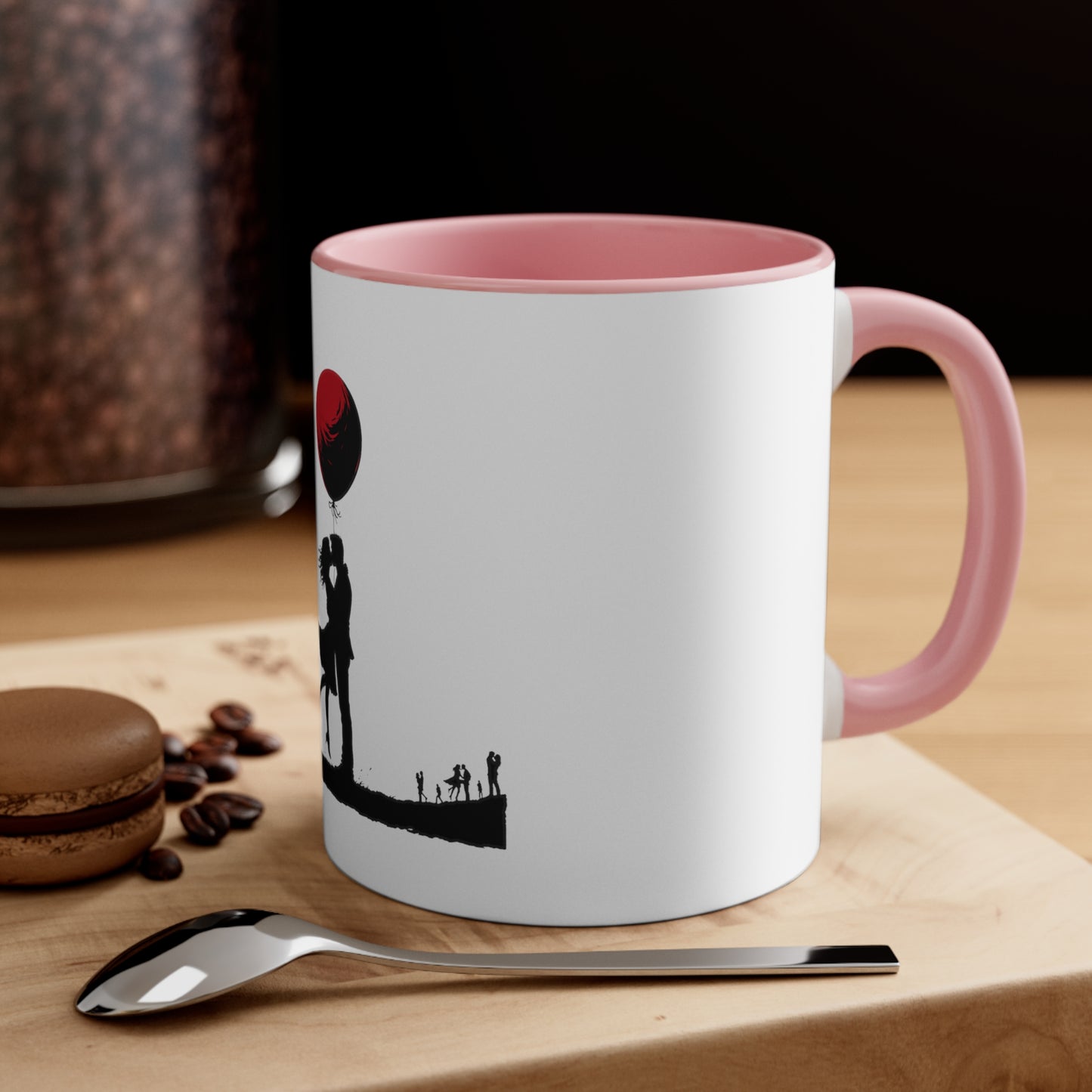 Romantic Silhouette Accent Mug