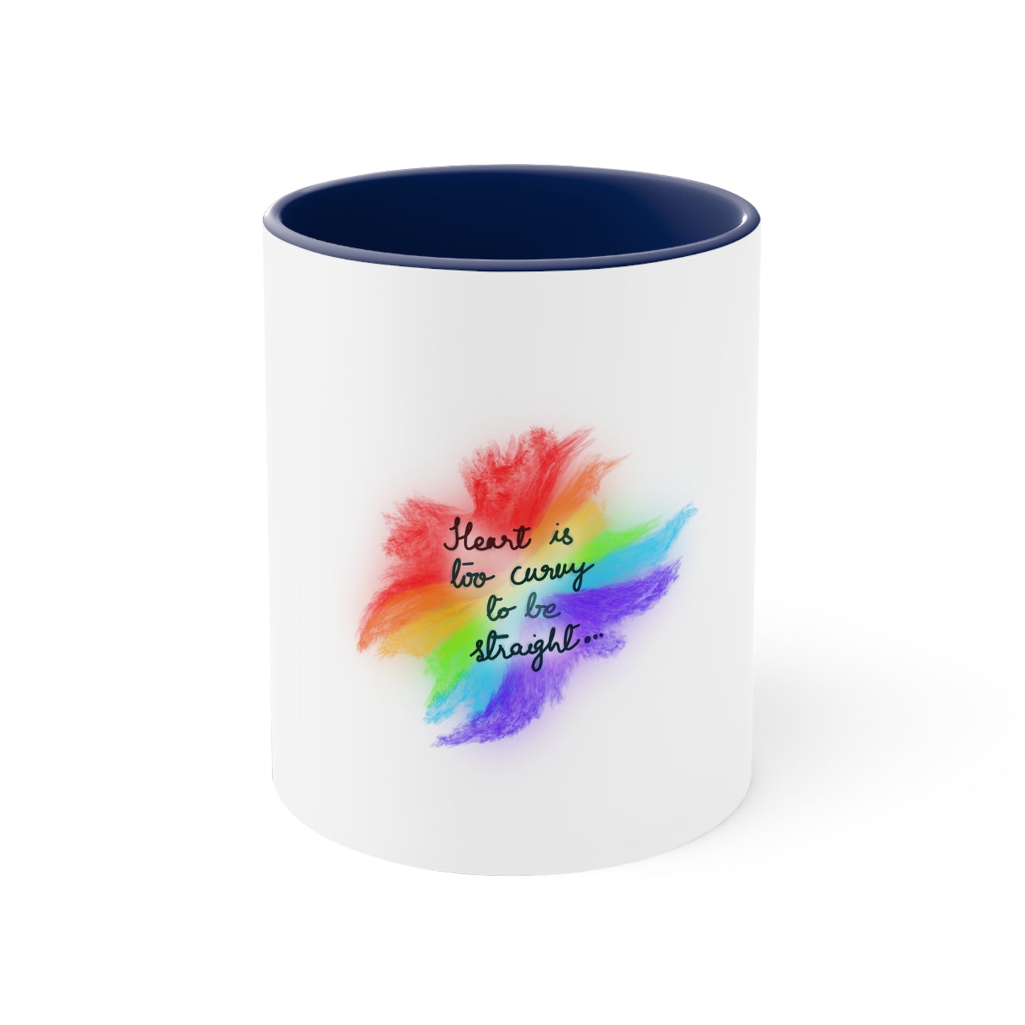 Curvy Heart Pride Mug