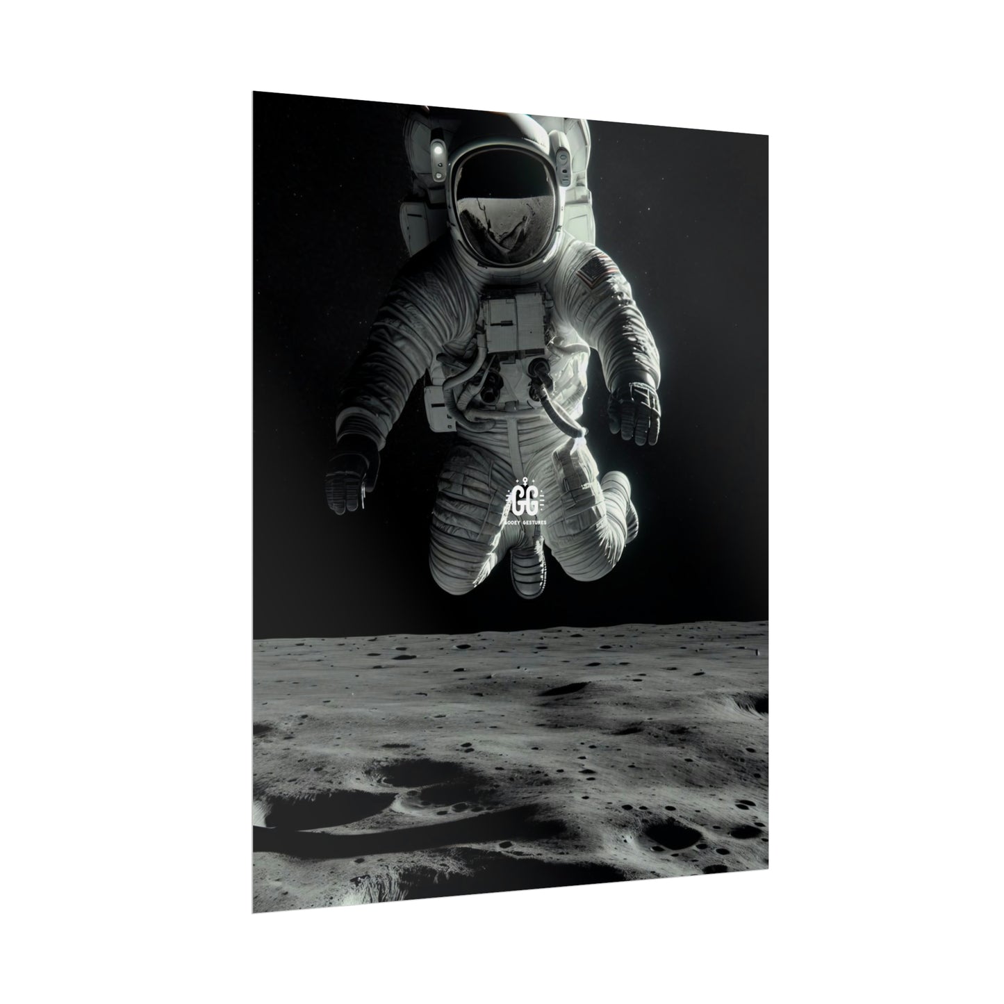 Lunar Solitude Poster