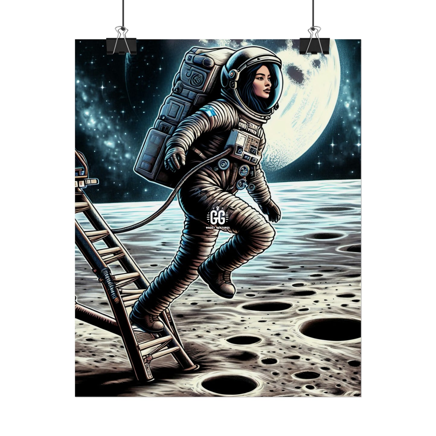Lunar Explorer Poster