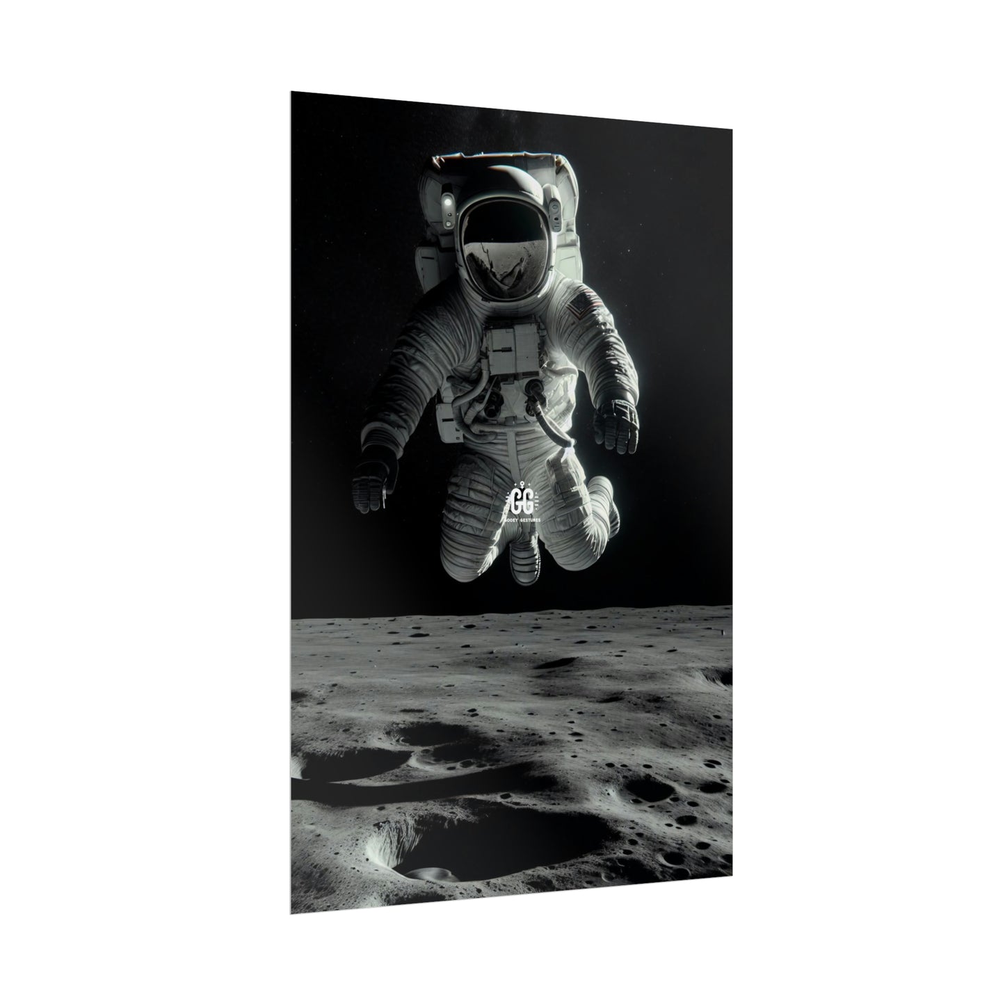 Lunar Solitude Poster