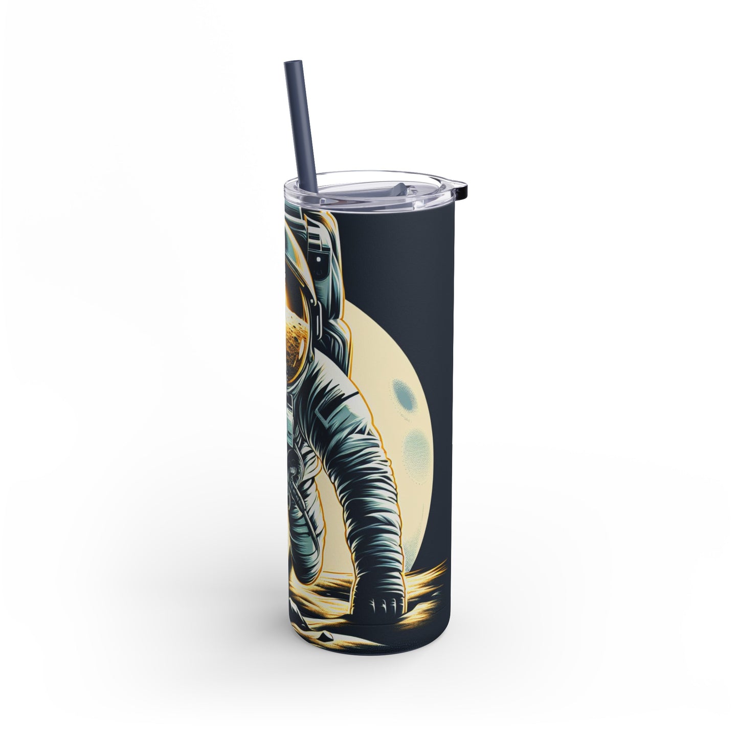 Astronaut Adventure Matte Skinny Tumbler