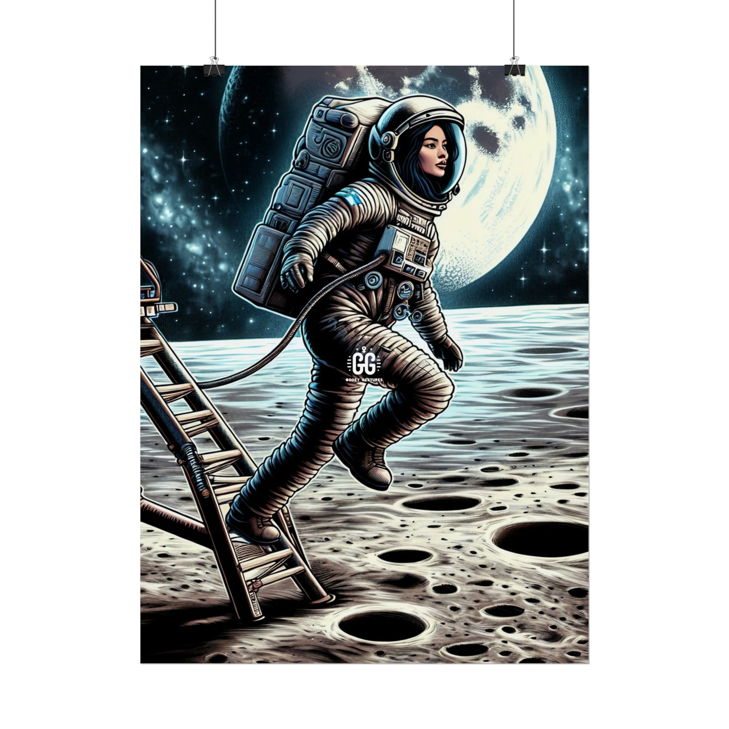 Lunar Explorer Poster