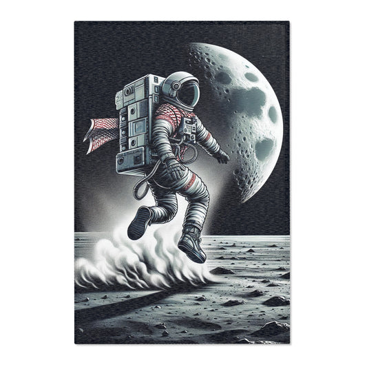 Lunar Boombox Astronaut Rug