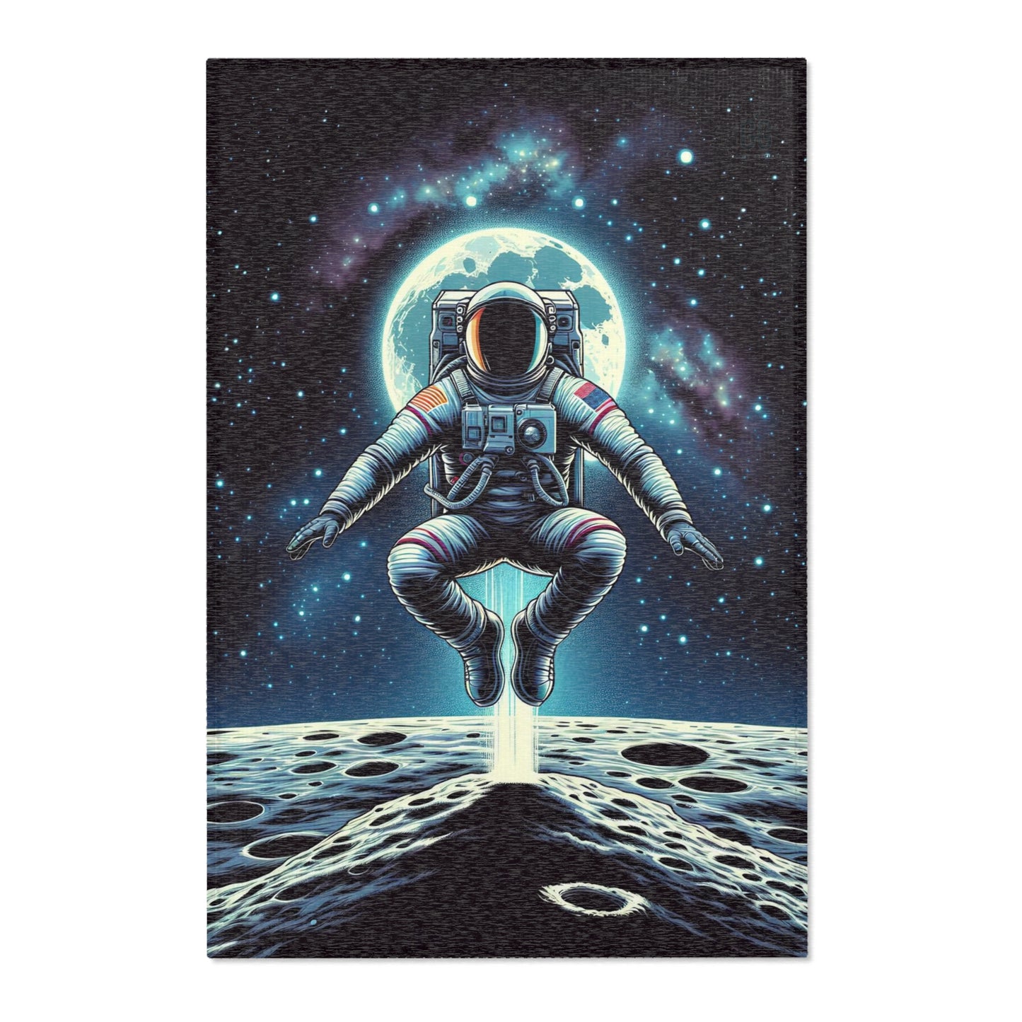 Cosmic Astronaut Area Rug