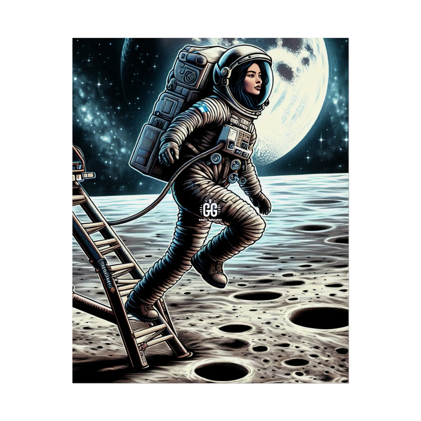 Lunar Explorer Poster