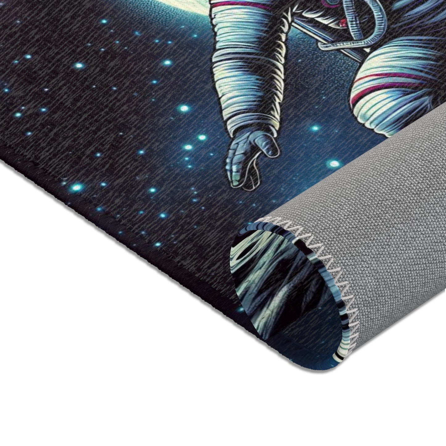 Cosmic Astronaut Area Rug