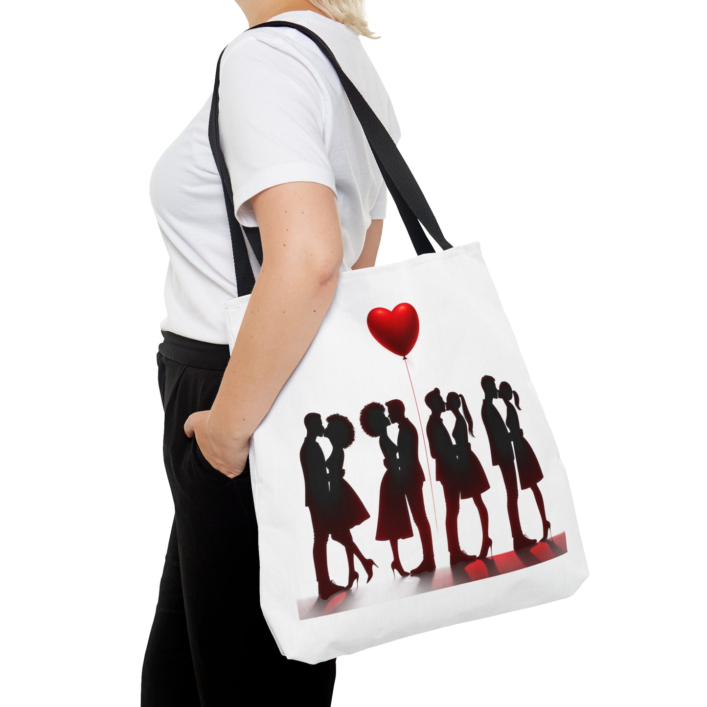 Love Silhouette Tote Bag