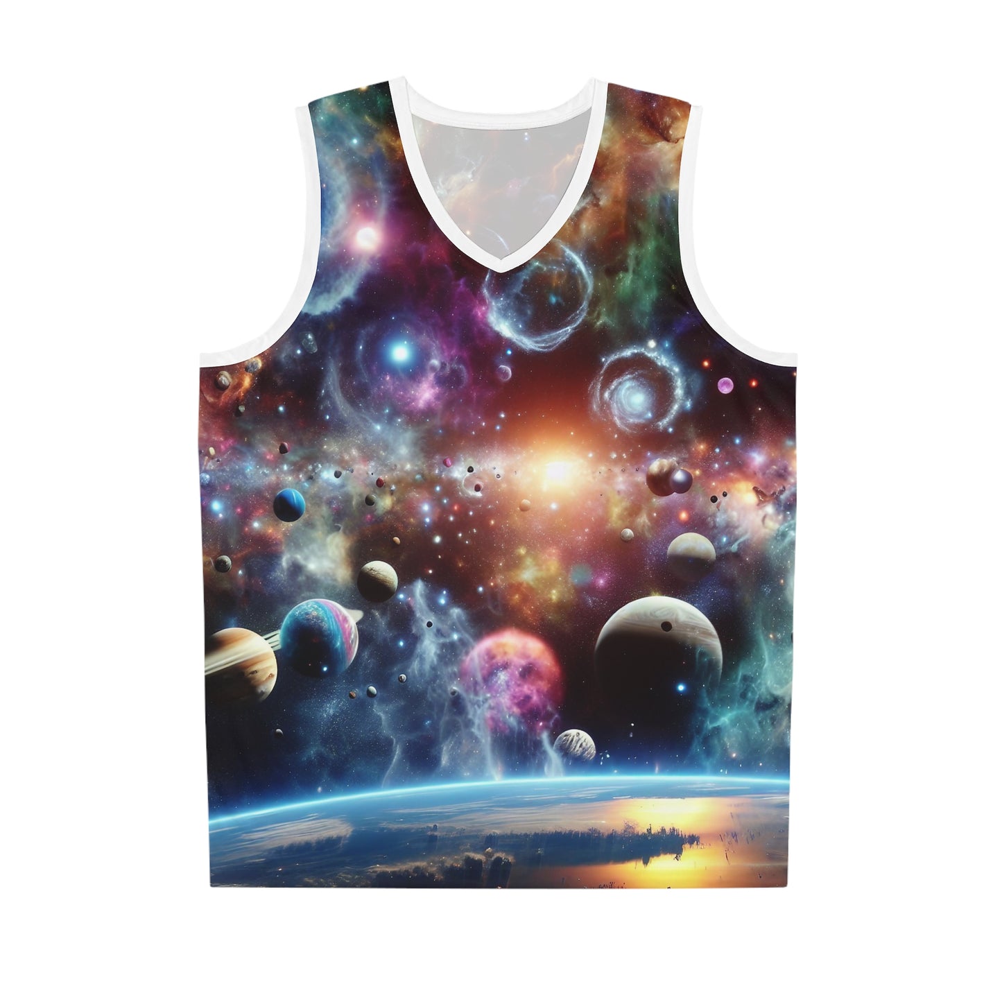 Cosmic Slam Dunk Basketball Jersey