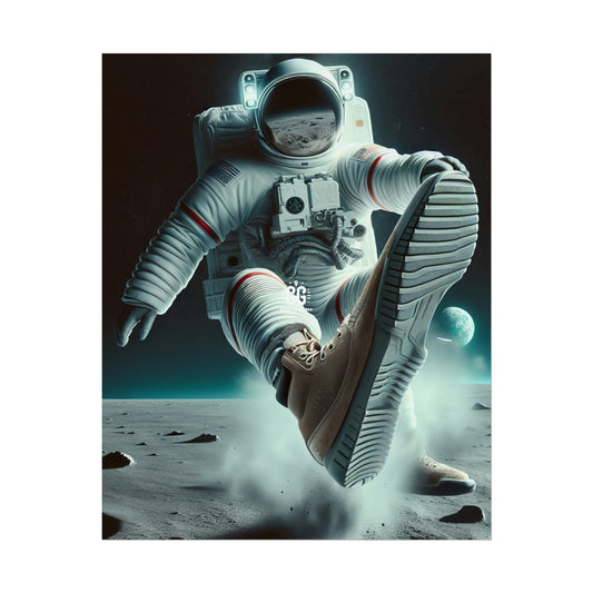 Lunar Leap Exploration Poster