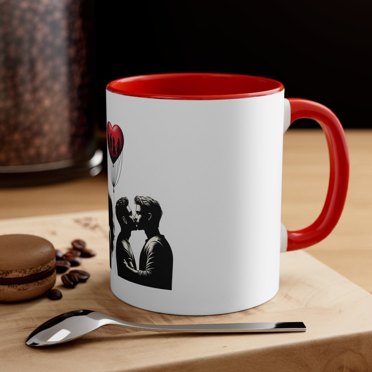 Love Balloon Accent Mug