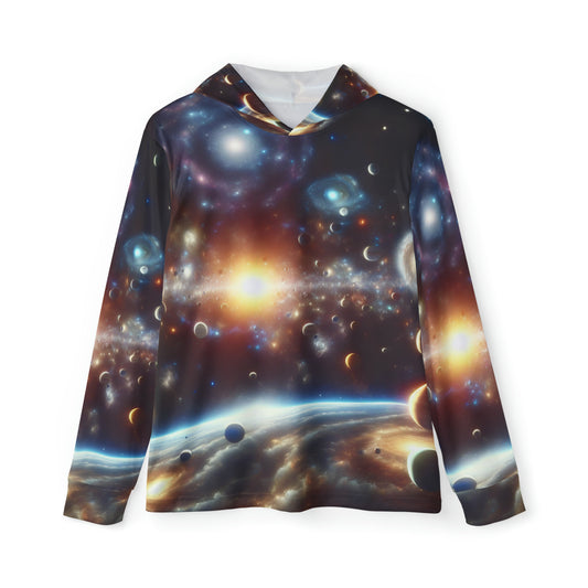 Cosmic Voyager Athletic Warmup Hoodie