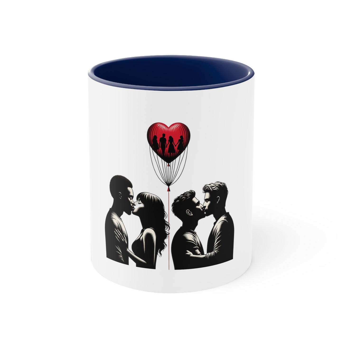 Love Balloon Accent Mug