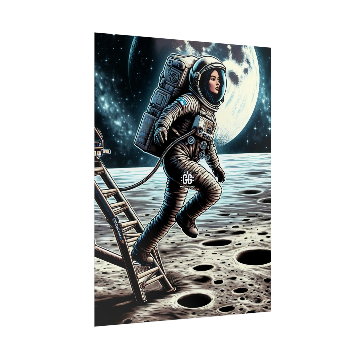 Lunar Explorer Poster