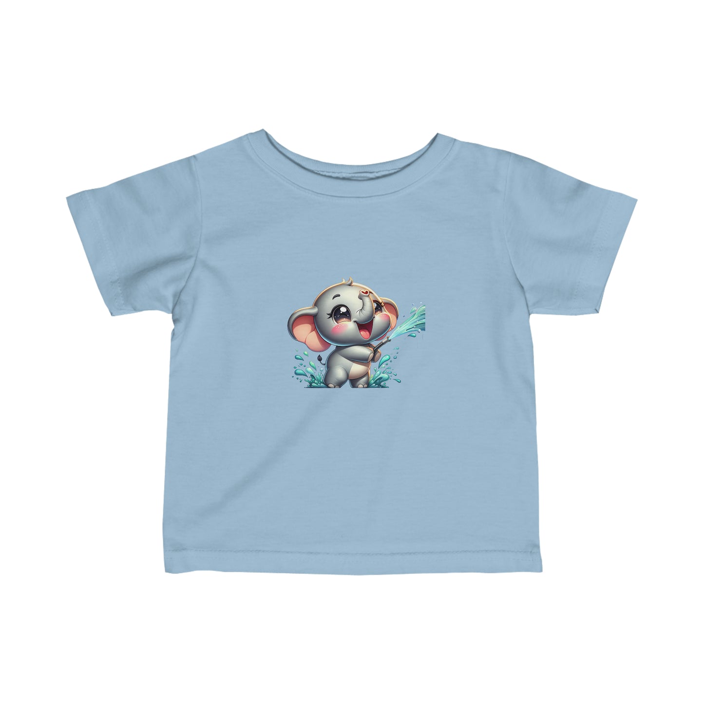 Rainbow Elephant Splash Tee