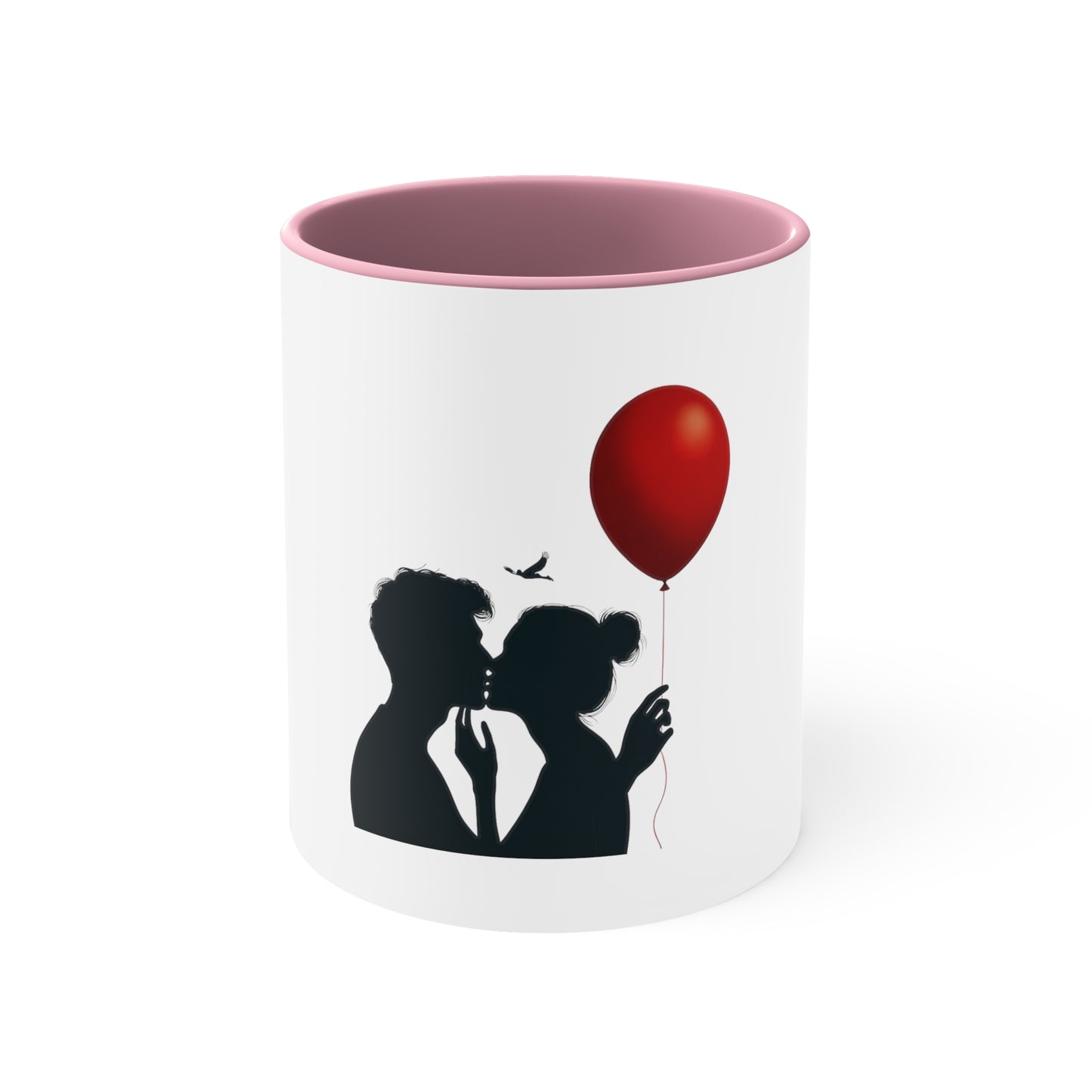 Romantic Silhouette Balloon Mug