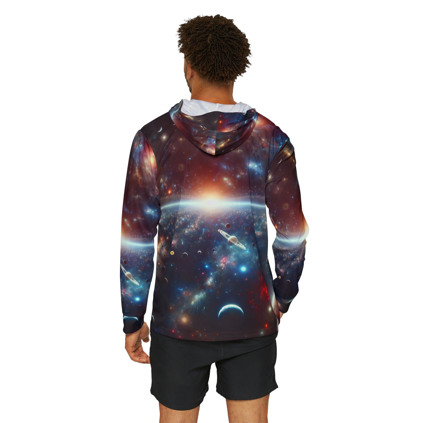 Cosmic Voyager Athletic Warmup Hoodie