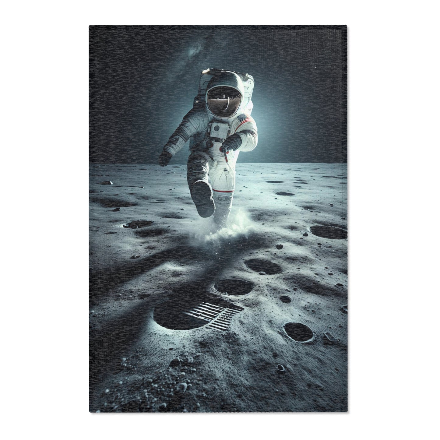 Lunar Astronaut Adventure Rug