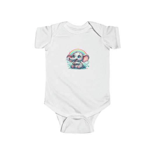 Rainbow Elephant Infant Bodysuit