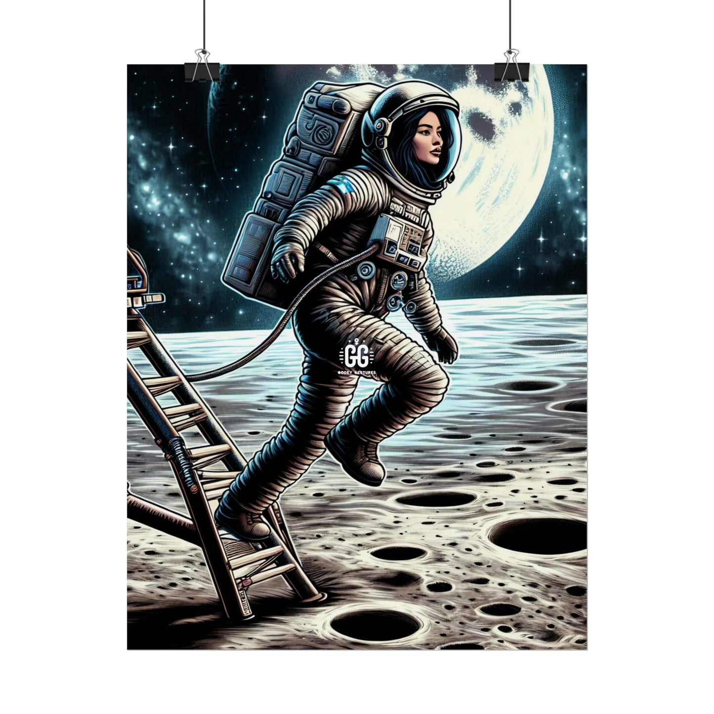 Lunar Explorer Poster