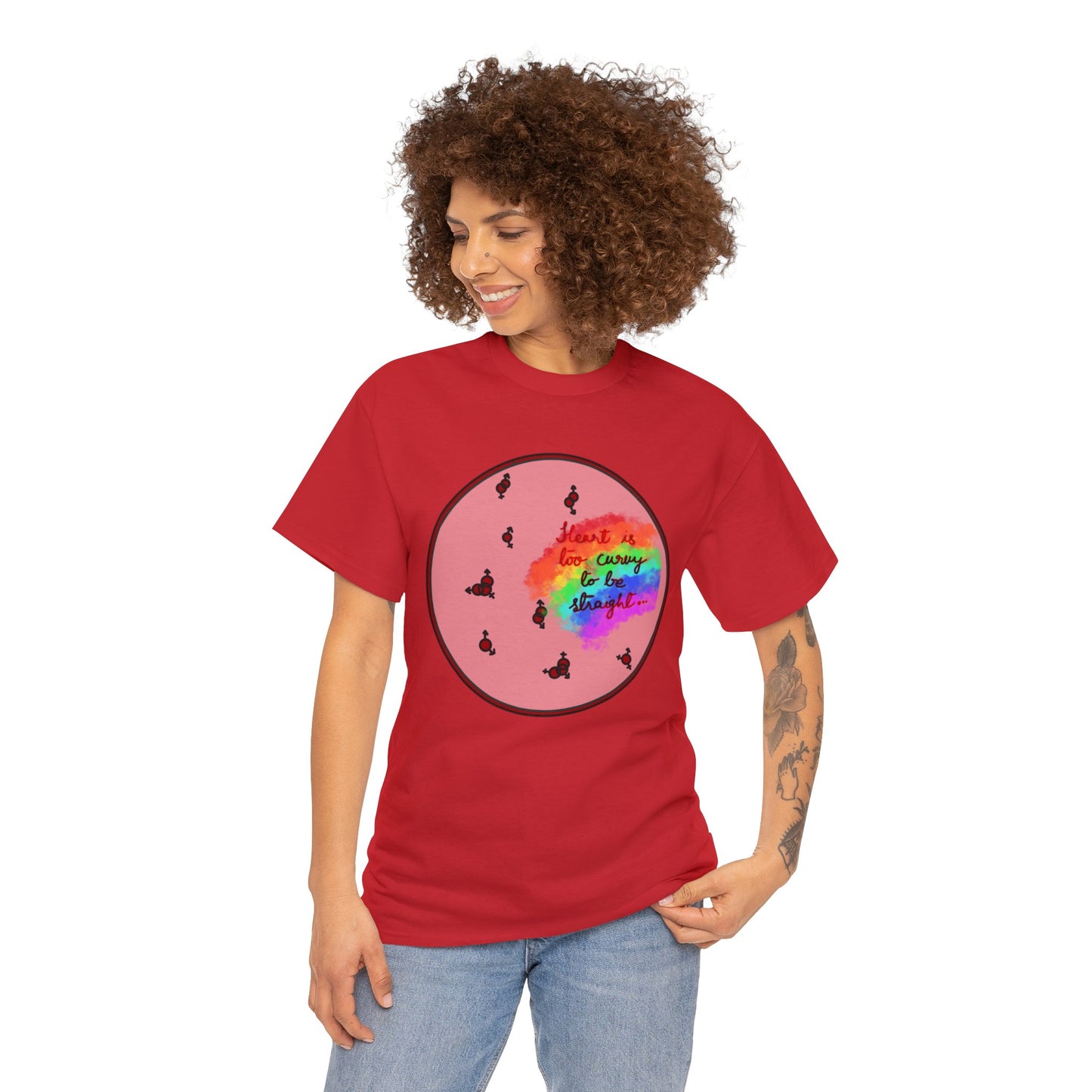 Curvy Heart Pride Tee