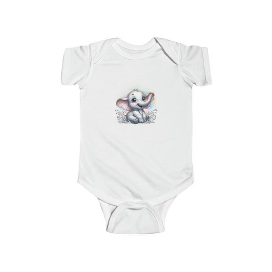 Rainbow Elephant Infant Bodysuit