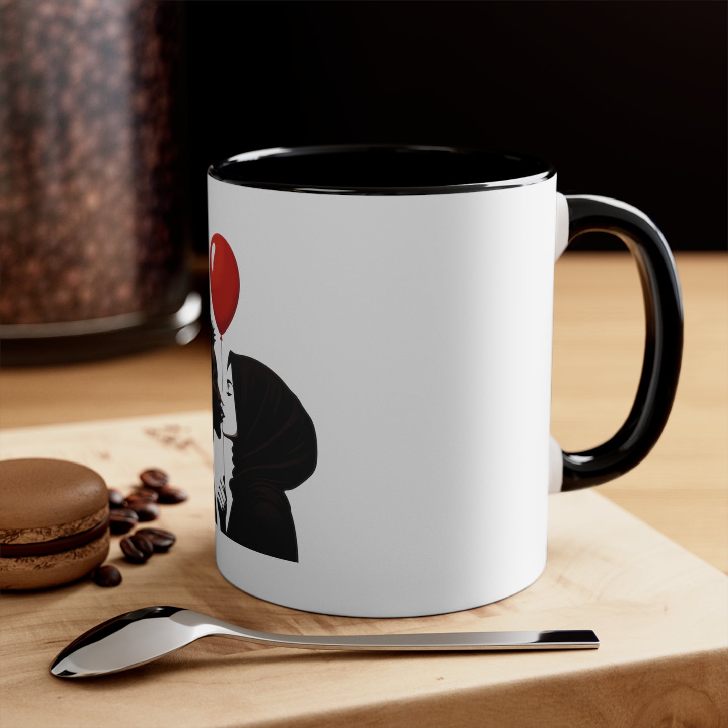 Balloon Kiss Accent Mug