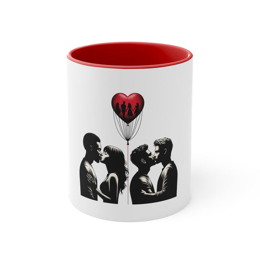 Love Balloon Accent Mug