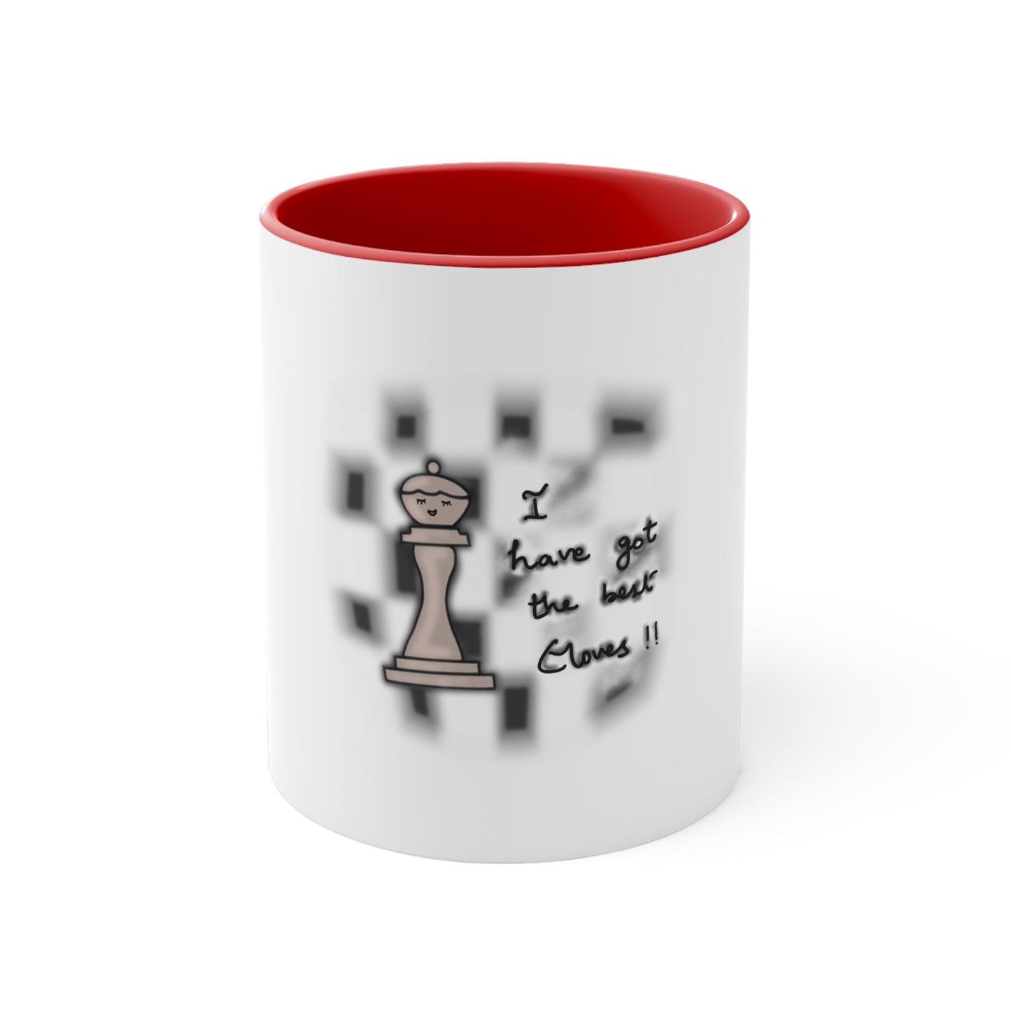 Chess Glove Humor Mug