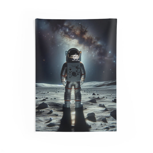 Astronaut Cosmic Voyage Tapestry